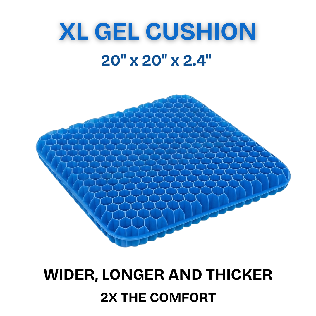 CloudSeat™ — Ergonomic Honeycomb Gel Pad