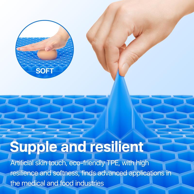 CloudSeat™ — Ergonomic Honeycomb Gel Pad