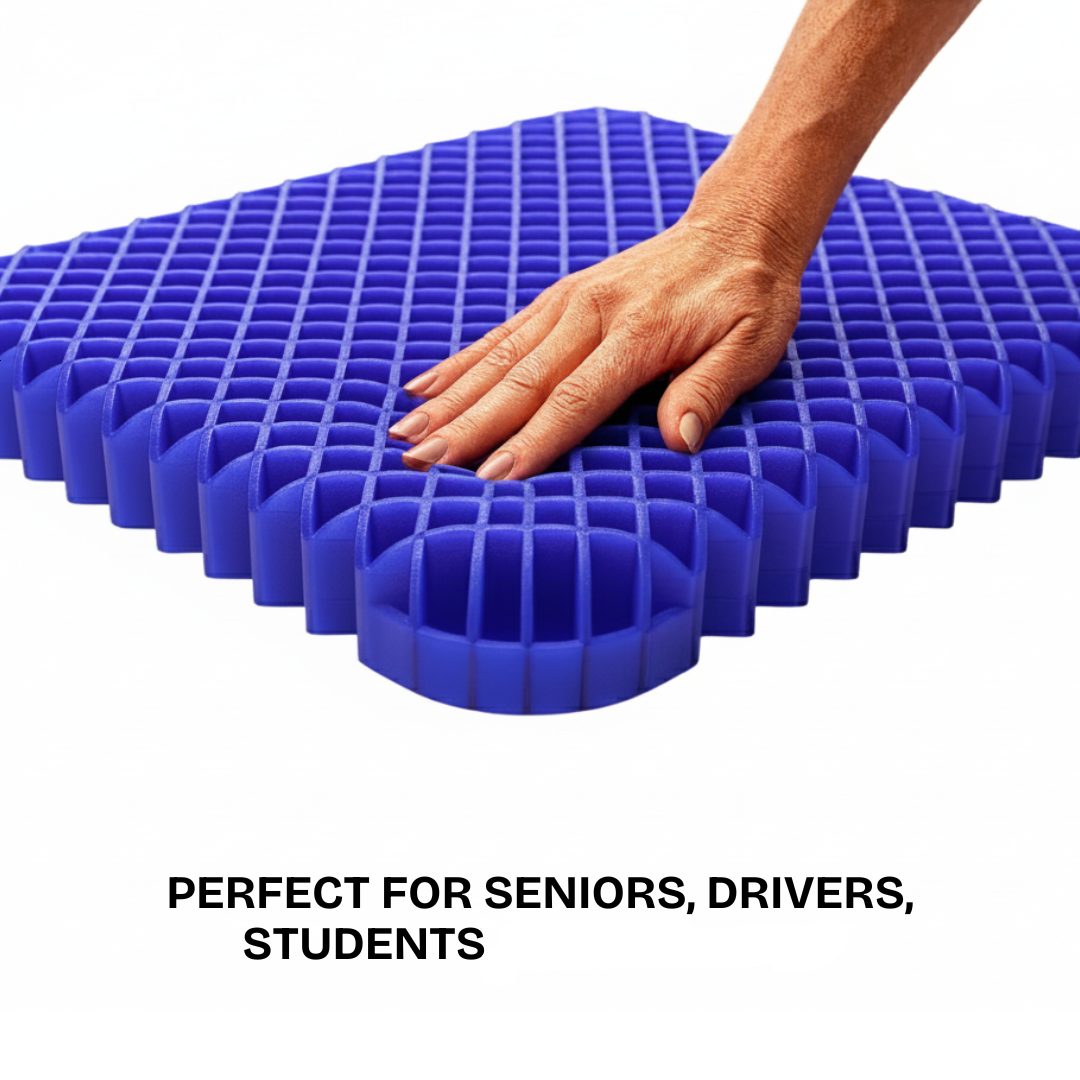 CloudSeat™ — Ergonomic Honeycomb Gel Pad
