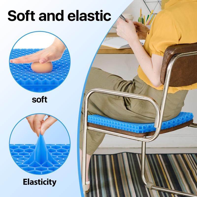 CloudSeat™ — Ergonomic Honeycomb Gel Pad